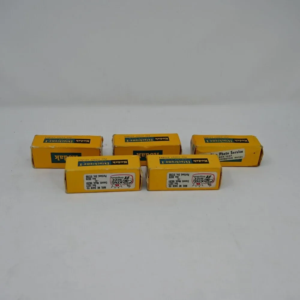 Lot of 5 Kodak Ektachrome-X 35mm Color Slide Film ASA 64 Exp 1969